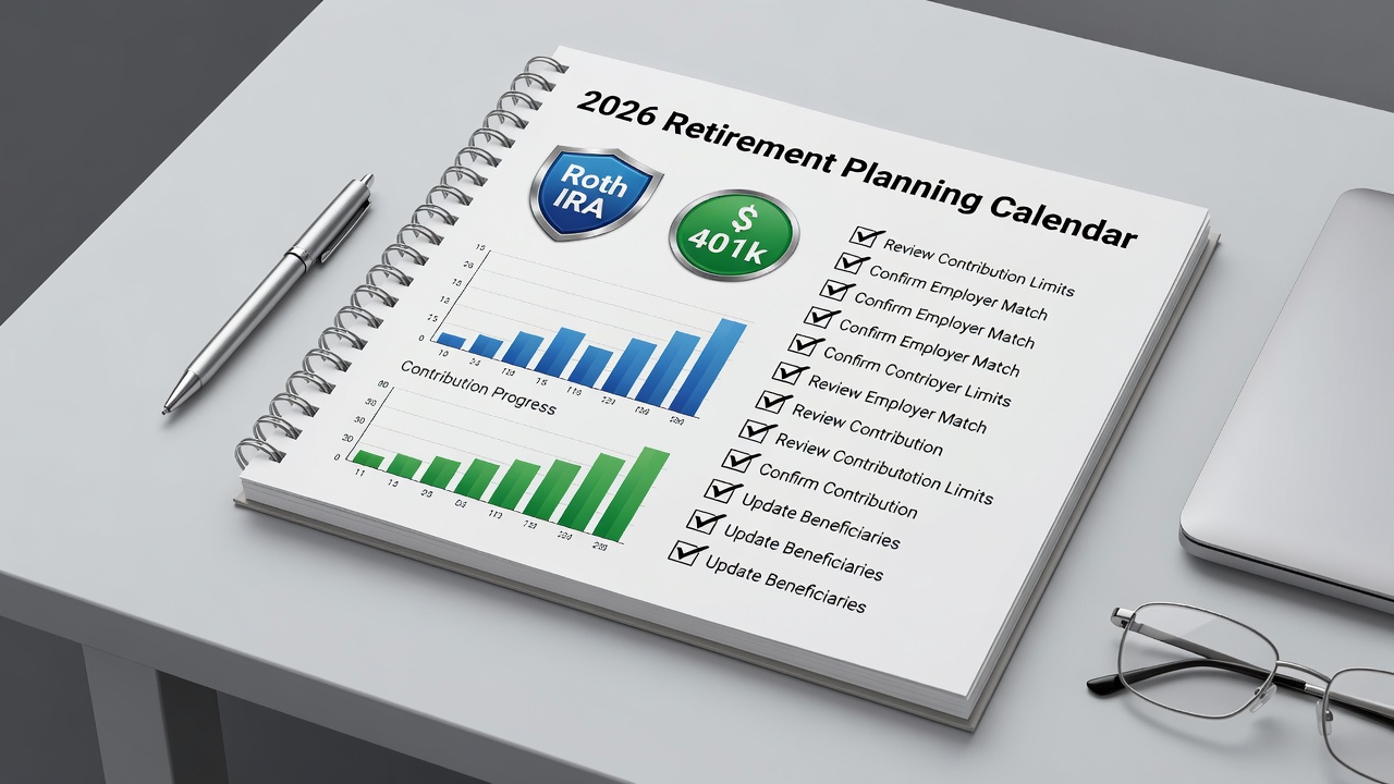 2026 Retirement Planning Checklist: Roth IRA & 401k Essentials