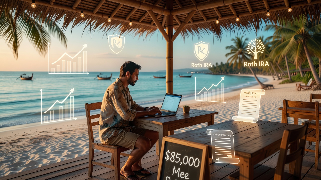 2026 Retirement Planning: Roth IRA & 401k for Digital Nomads