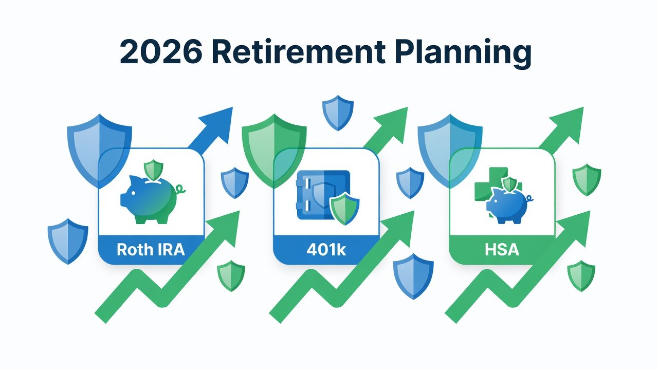 2026 Retirement Planning: Roth IRA, 401k & HSA Triple Tax Strategy