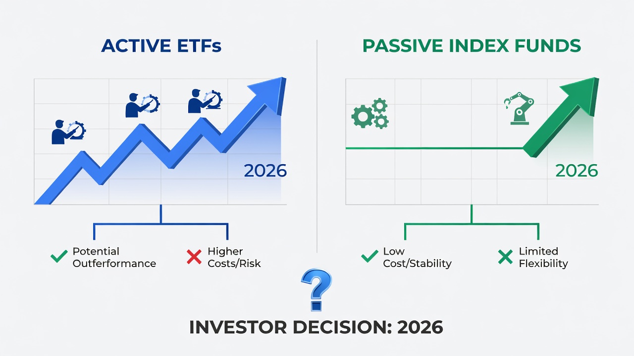 Active ETFs vs Passive Index Funds: 2026 Investor Guide