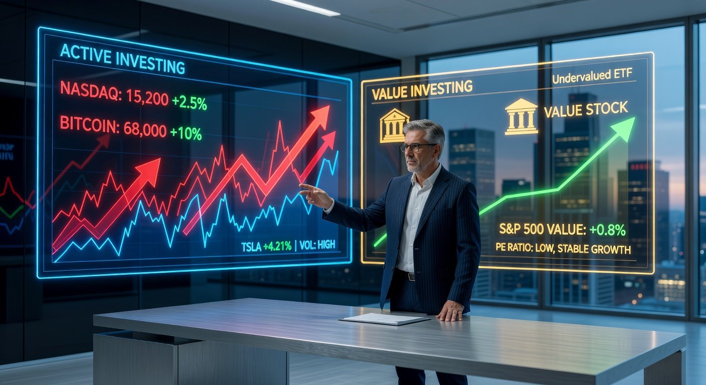 Active vs Value Investing in 2026: Strategies Compared