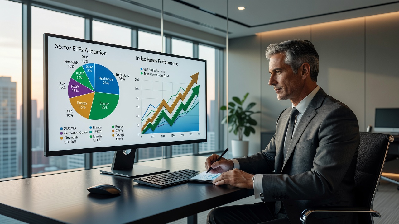 Case Study: Building Wealth with Sector ETFs & Index Funds