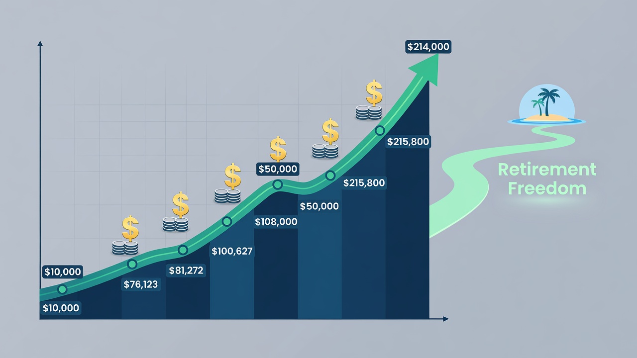 Compounding Frequency Impact on Financial Independence