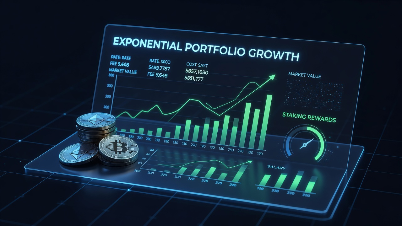 Crypto Compounding Strategies for Financial Independence