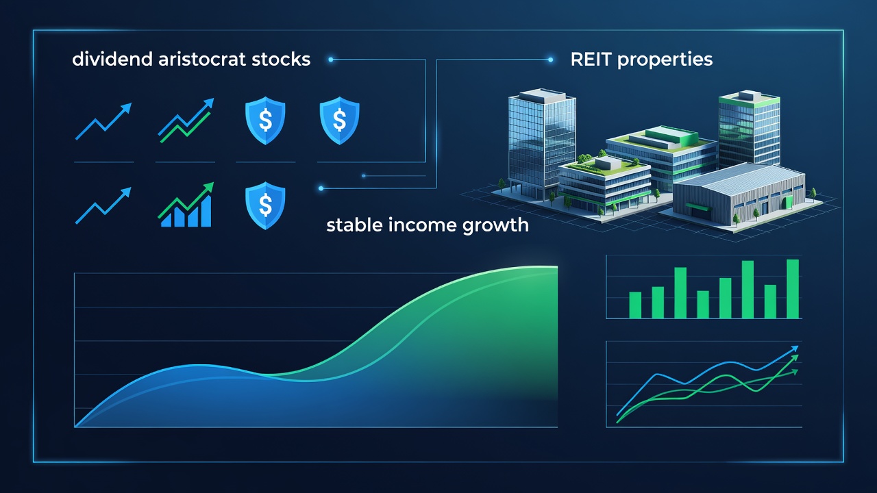 Dividend Aristocrats + REITs: Stable Passive Income Blueprint 2026