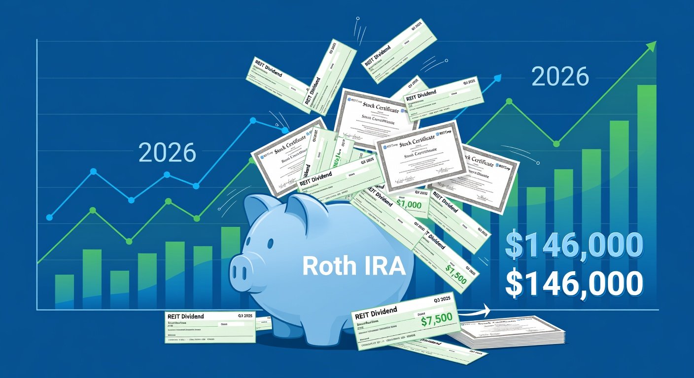 Roth IRA REITs: Tax-Free Dividend Passive Income 2026